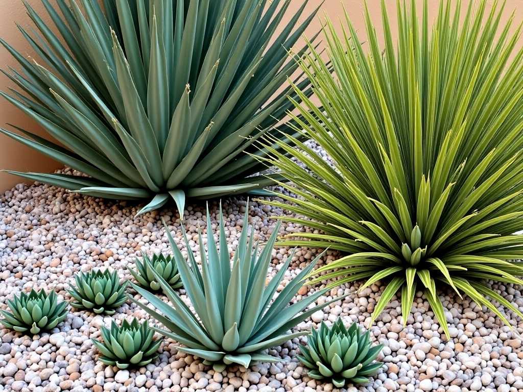 Succulent & Ponytail Palm Outdoor Landscaping(1)