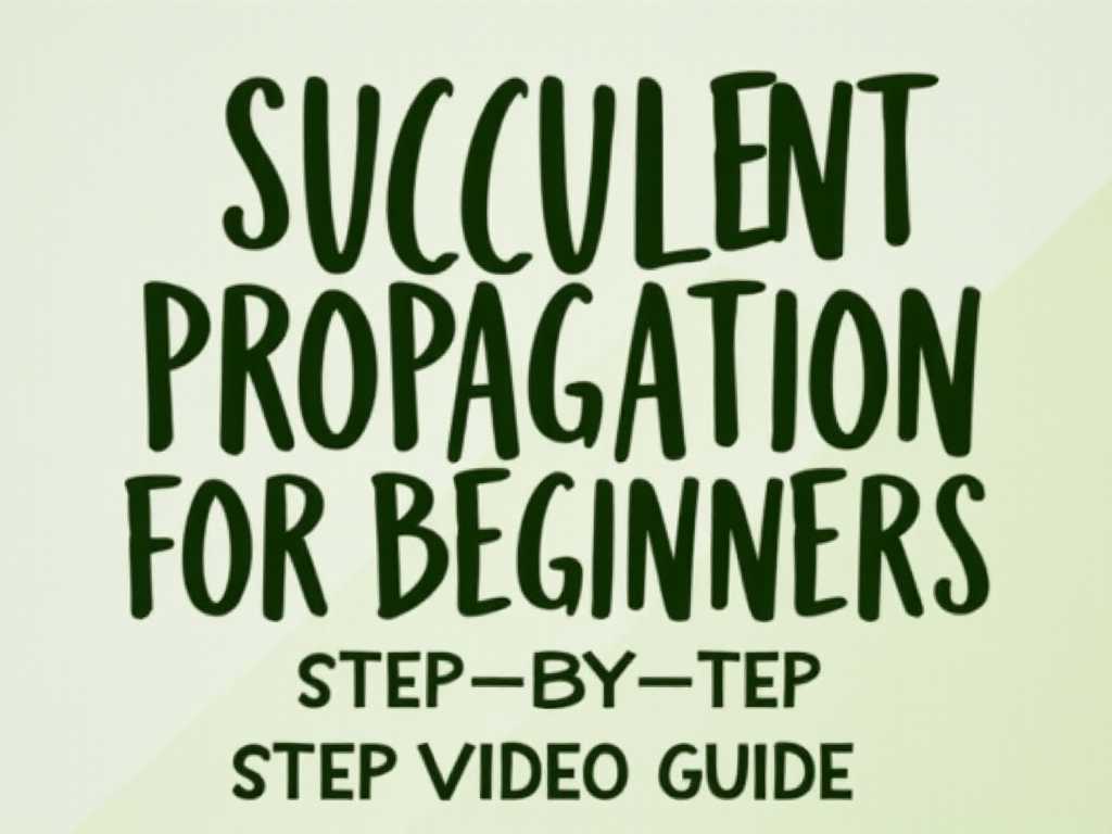 Succulent Propagation for Beginners: Step-by-Step Videos Guide