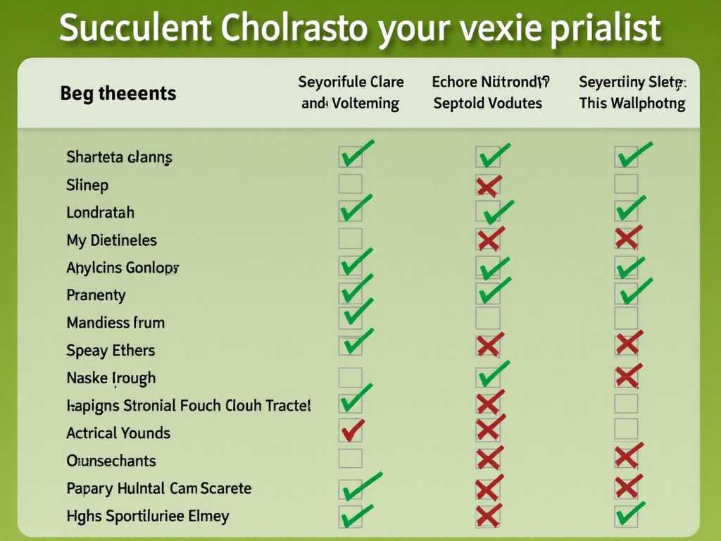 Succulent Care for Beginners: Seasonal Checklist