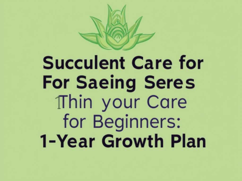 Succulent Care for Beginners: 1-Year Growth Plan