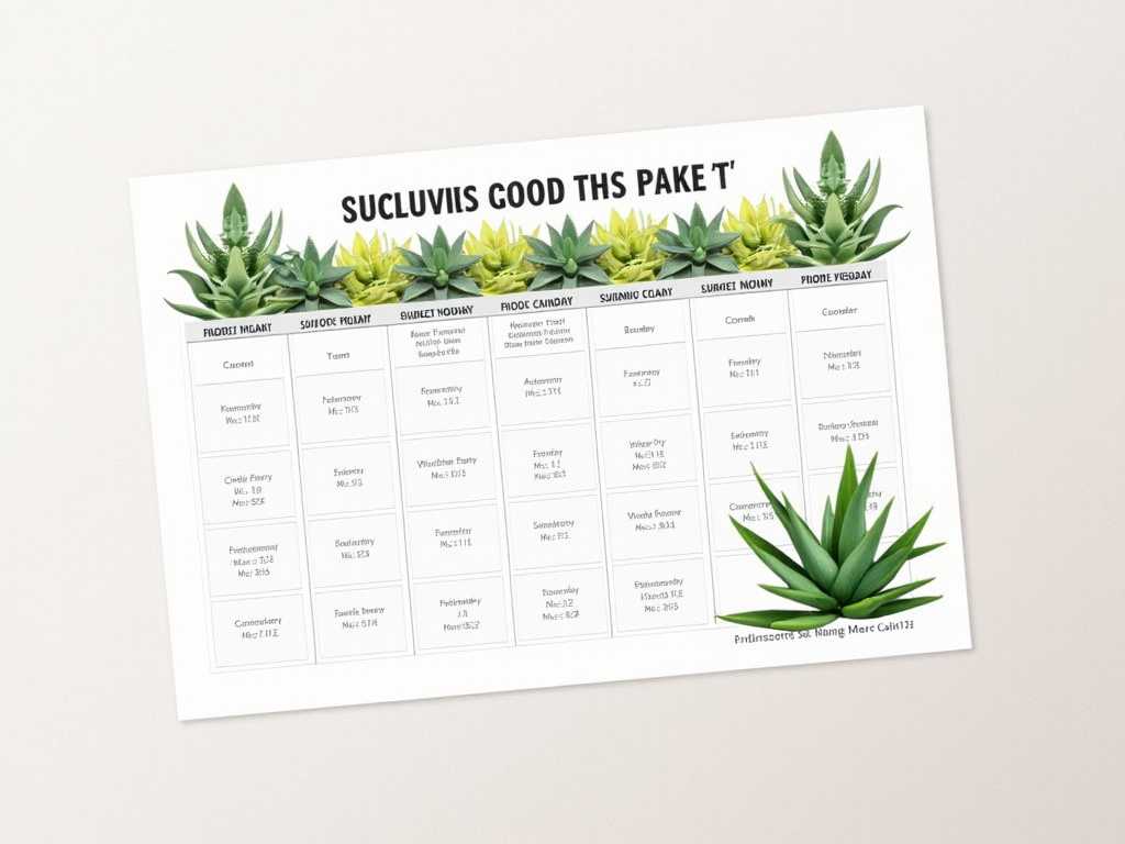 Succulent & Indoor Plant Care Calendar(1)