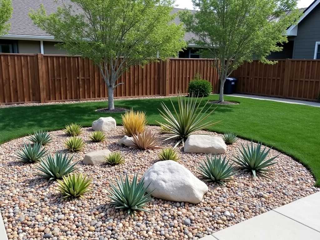 Succulent & Agave Rock Garden Design