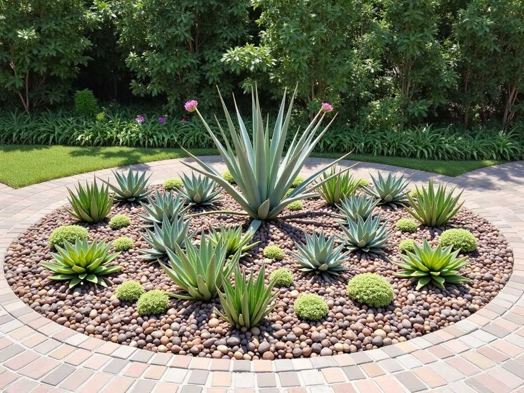 Succulent & Agave Rock Garden Design(1) Succulent & Agave Rock Garden Design(1)