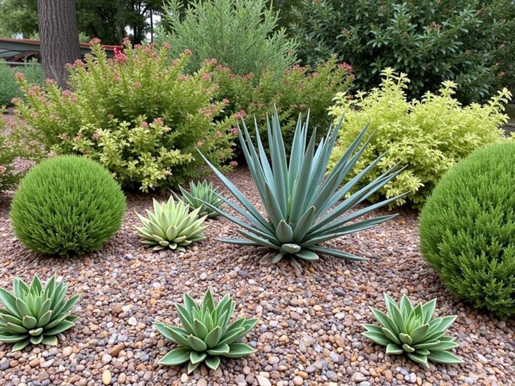 Succulent & Drought-Tolerant Outdoor Garden