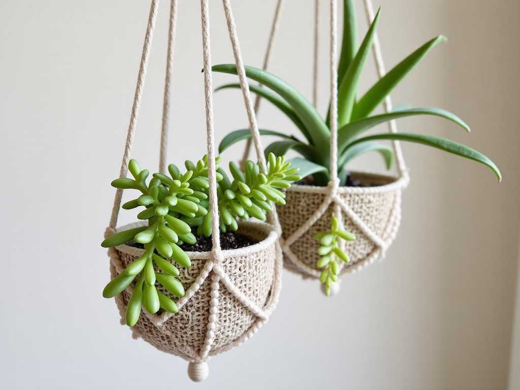 Succulent & String of Pearls Hanging Gardens(1)