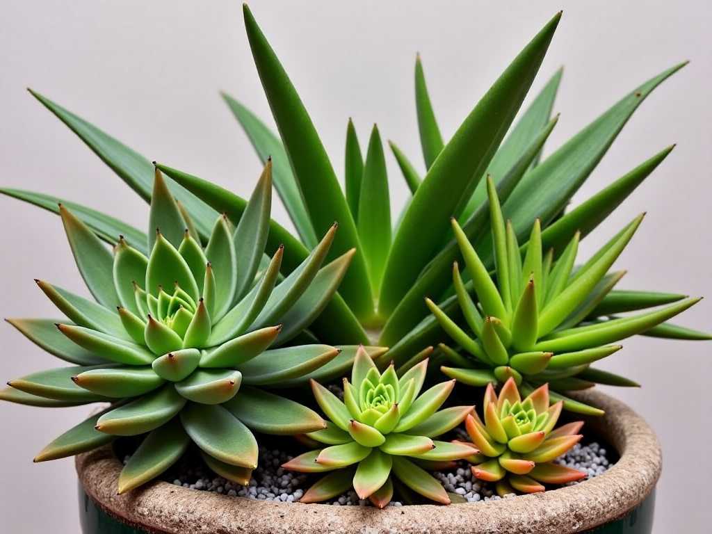 Succulent & Aloe Vera Indoor Garden