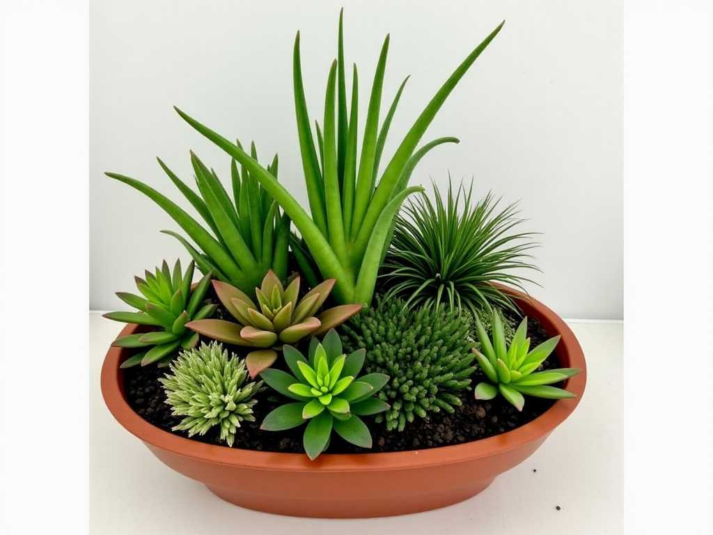 Succulent & Aloe Vera Indoor Garden Succulent & Aloe Vera Indoor Garden