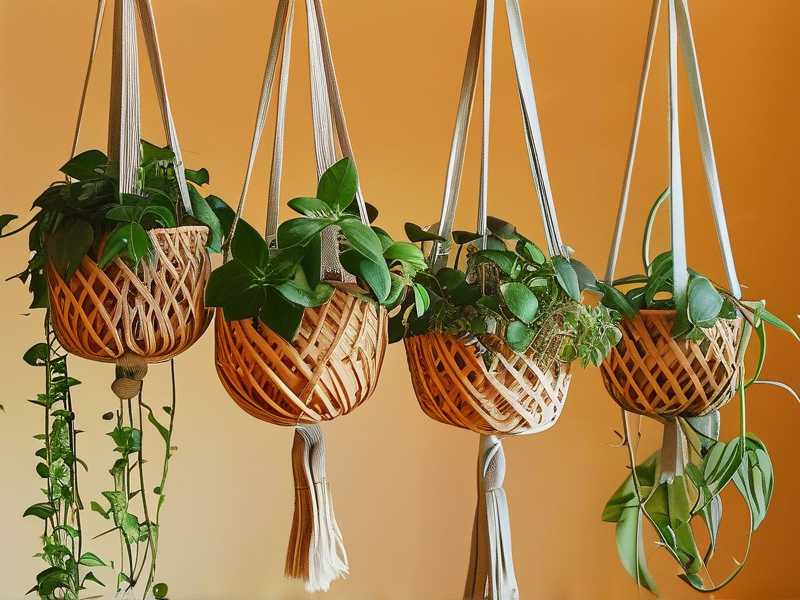  How to Hang Succulents in Hanging Bamboo Pot Holders