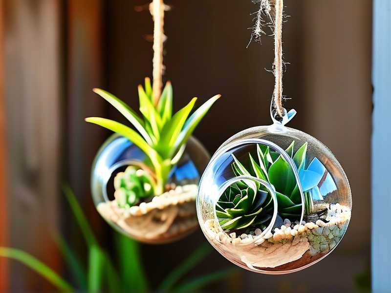  How to Hang Succulents in Hanging Glass Orb Planters