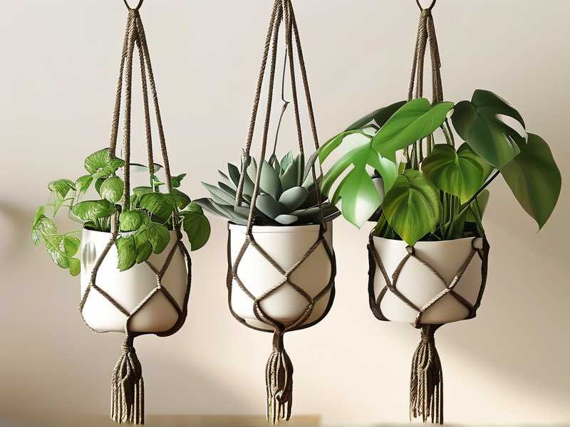  How to Hang Succulents in Hanging Macrame Wall Planters