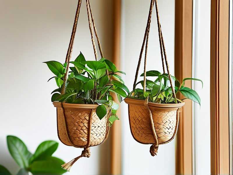  How to Hang Succulents in Hanging Bamboo Basket Planters