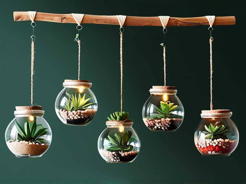  How to Hang Succulents in Hanging Glass Jar Planters