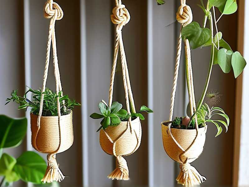  How to Hang Succulents in Hanging Rope Planters