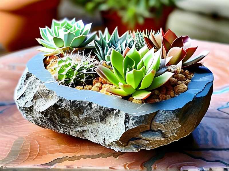 How to Plant Succulents in Sandstone Planters